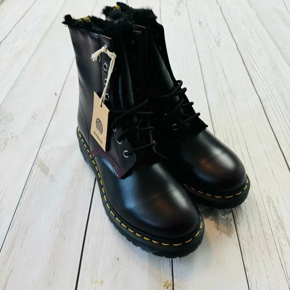 Dr Martens 1460 Serena Oxblood Blood Lace up Boots Size 9 - Picture 7 of 12